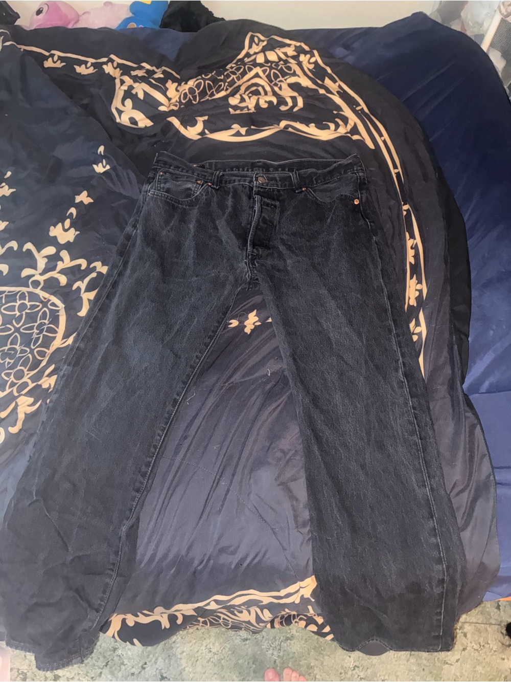 Levi's Women's Black Wide Leg Jeans